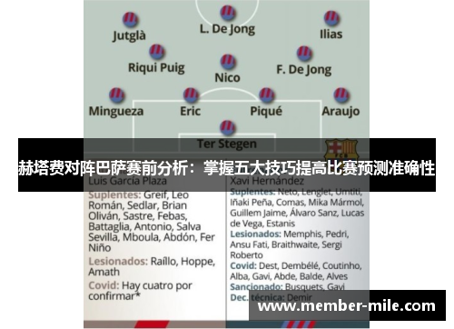 赫塔费对阵巴萨赛前分析:掌握五大技巧提高比赛预测准确性 赫塔费对阵巴萨赛前分析:掌握五大技巧提高比赛预测准确性