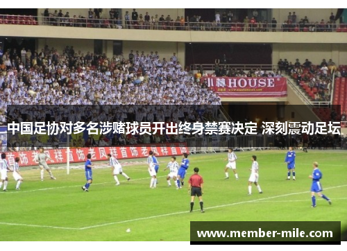 中国足协对多名涉赌球员开出终身禁赛决定 深刻震动足坛